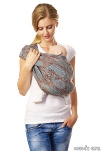 Слинг-карман "Paisley Brownie”, коричневый Слинг-карман "Paisley Brownie”, коричневый